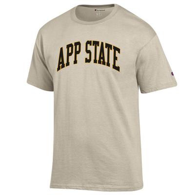 Appalachian State Champion Men's Arch App State Tee OATMEAL