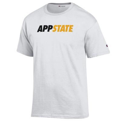 Appalachian State Champion Men's App State Tee WHITE