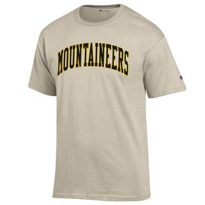 Appalachian State Champion Men's Arch Mountaineers Tee OATMEAL