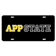  App State Reflective Wordmark License Plate
