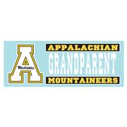  Appalachian State Block A Grandparent Rectangle Decal 6 