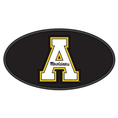 App State Oval Logo Domed Hitch Cover