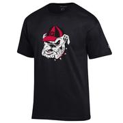  Georgia Giant Bulldog Head Logo Tee Shirt