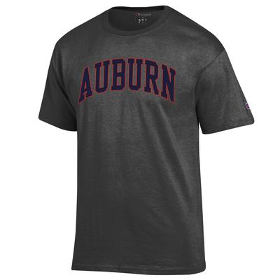 Auburn Champion Men's Arch Tee Shirt GRANITE_HTHR