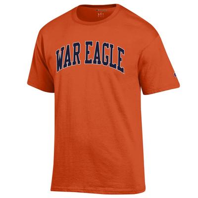Auburn Champion Men's Arch War Eagle Tee Shirt ORANGE