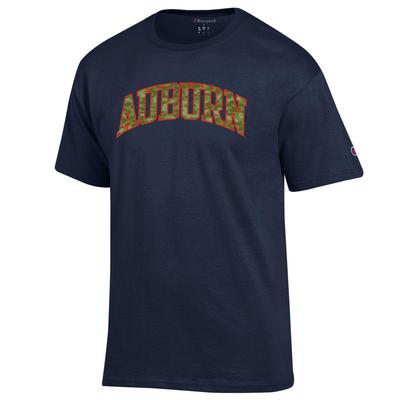 Auburn Champion Men's Camo Arch Tee Shirt
