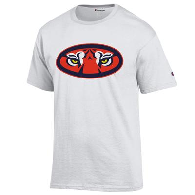 Auburn Champion Men's Tiger Eyes Tee Shirt WHITE