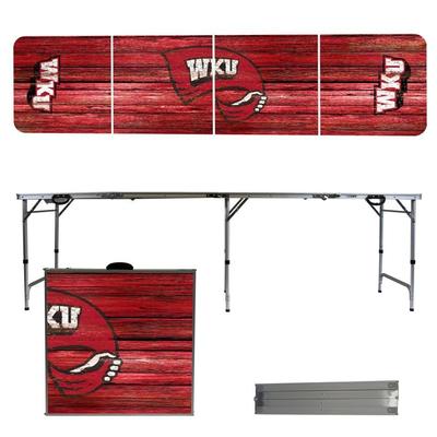 Western Kentucky Weathered Faux Wood Tailgate Table