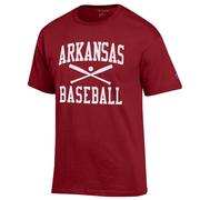  Arkansas Champion Men's Basic Baseball Tee