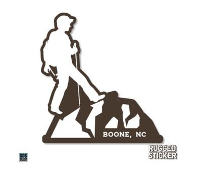 Seasons Design Boone Male Hiker Decal DISC