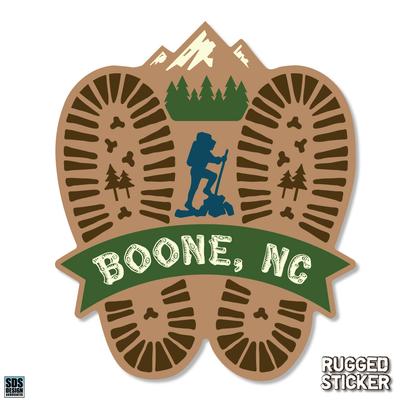 Seasons Design Boone Hiking Prints Decal