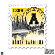  Appalachian State Seasons Design North Carolina Stamp Decal
