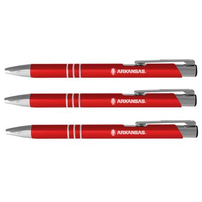 Arkansas 3 Pack Aura Pens RED