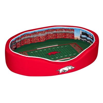 Arkansas Stadium Spot LARGE Dog Bed