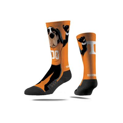 Tennessee Strideline Mascot Full Sublimated Crew Socks