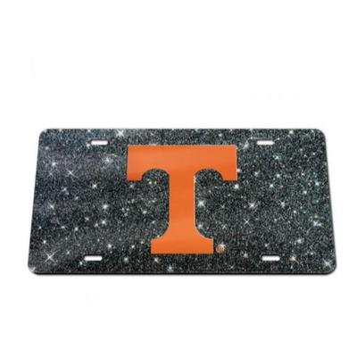 Tennessee Glitter Power T Logo License Plate