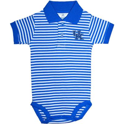 Kentucky Infant Striped Polo Onesie