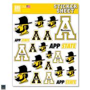  App State Standard Sticker Sheet