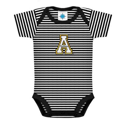 App State Infant Striped Bodysuit