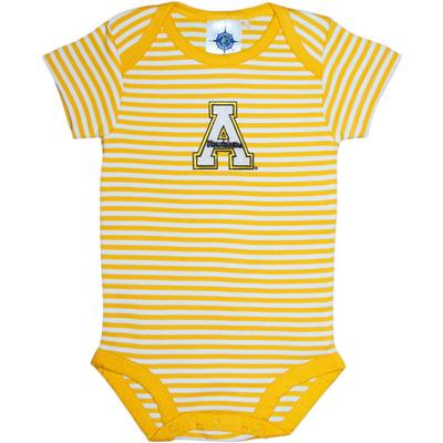 App State Infant Striped Bodysuit