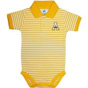  App State Infant Striped Polo Bodysuit