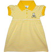  App State Infant Striped Gameday Dress With Bloomer