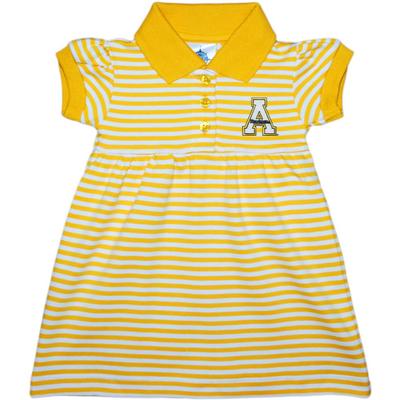Appalachian State Infant Striped Game Dress with Bloomers