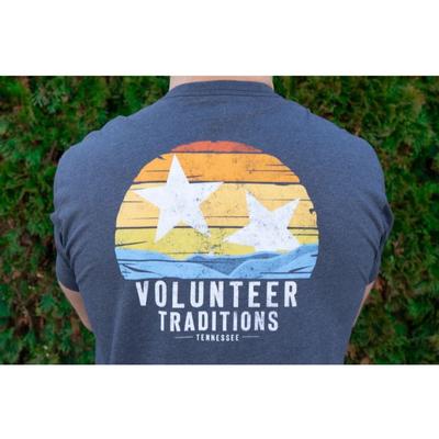 Tennessee Volunteer Traditions Valley Tri-Star Navy Pocket Tee