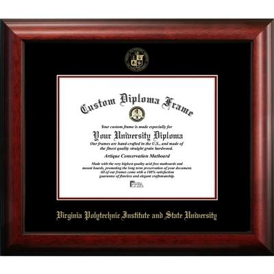 Virginia Tech Satin Diploma Frame