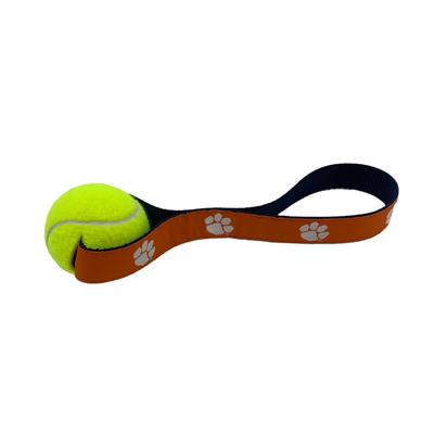 Clemson Tennis Pull Dog Toy