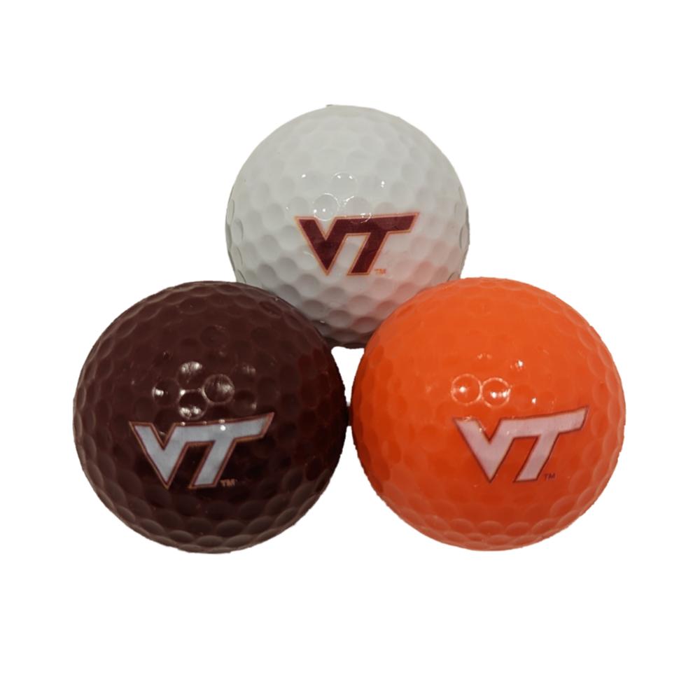 Hokies Virginia Tech 3 Pack Golf Balls | Alumni Hall