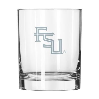 Florida State 14 oz Frost Rock Glass