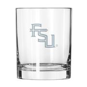  Florida State 14 Oz Frost Rock Glass
