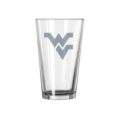 West Virginia 16 oz Frost Pint Glass