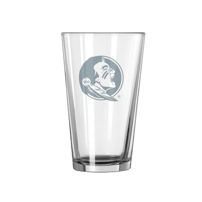 Florida State 16 oz Frost Pint Glass DISC