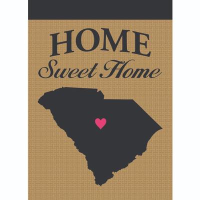 Dickson South Carolina Home Sweet Home Burlap Garden Flag