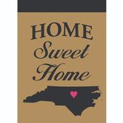  Dickson North Carolina Home Sweet Home Burlap Garden Flag