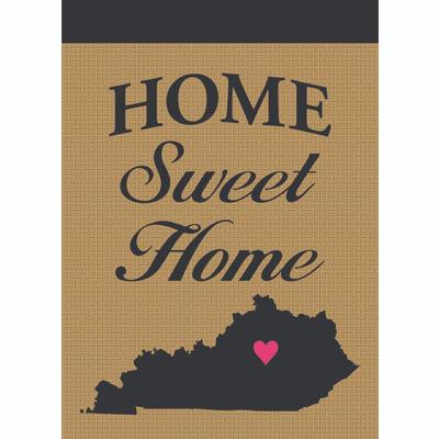 Dickson Kentucky Home Sweet Home Burlap Garden Flag