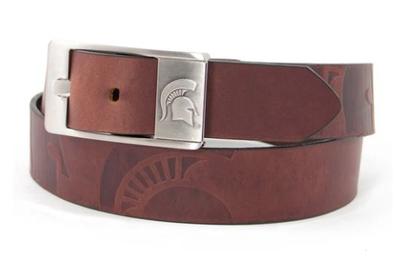 Michigan State Eagles Wings Brandish Leather Belt
