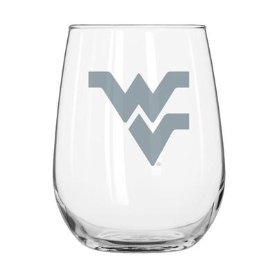 West Virginia Frost Curved Beverage Glass