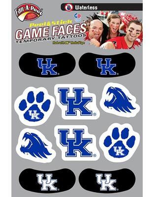 Kentucky Waterless Game Face Decals Combo Pack