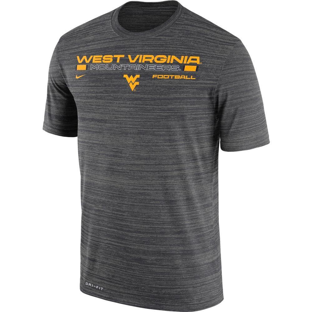 WVU | West Virginia Nike Men's Legend Velocity Short Sleeve Tee ...