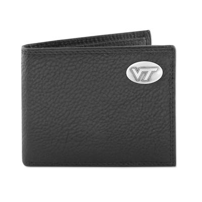 Virginia Tech Zeppro Bifold with Concho Wallet