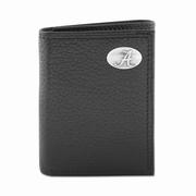  Alabama Zep- Pro Black Leather Concho Trifold Wallet