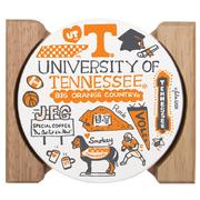  Tennessee Vols Julia Gash Drink Coasters (4 Pack)