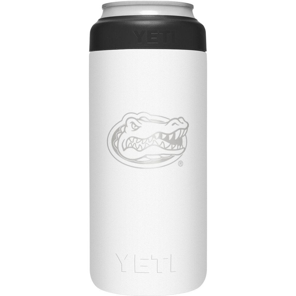 Gators | Florida Yeti White Primary Logo Slim Colster | Alumni Hall