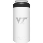  Virginia Tech Yeti White Primary Logo Slim Colster