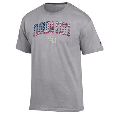 Florida State Champion Arch Flag Fill Americana Tee