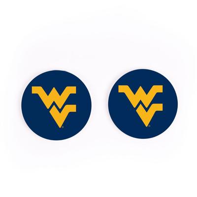 West Virginia 2-Pack Car Coaster