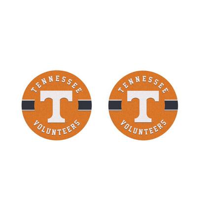 Tennessee 2pk Striped Car Coaster